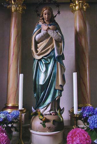 Madonna, Kirche Weyer, Foto: Heinrich Klein